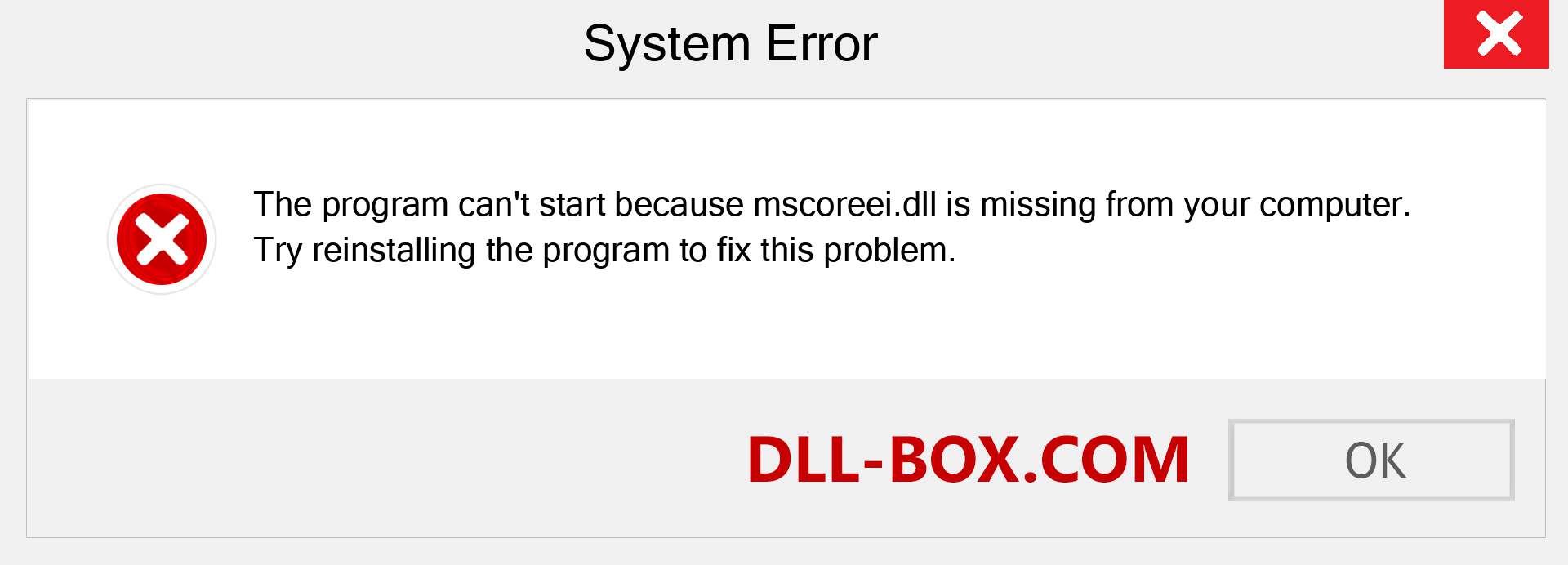  mscoreei.dll file is missing?. Download for Windows 7, 8, 10 - Fix  mscoreei dll Missing Error on Windows, photos, images